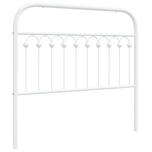 vidaXL Κεφαλάρι Λευκό 107 εκ. Μεταλλικό