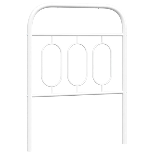 vidaXL Κεφαλάρι Λευκό 75 εκ. Μεταλλικό