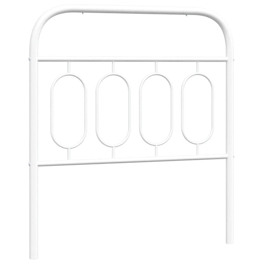 vidaXL Κεφαλάρι Λευκό 80 εκ. Μεταλλικό