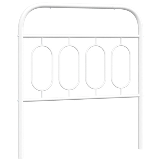 vidaXL Κεφαλάρι Λευκό 90 εκ. Μεταλλικό