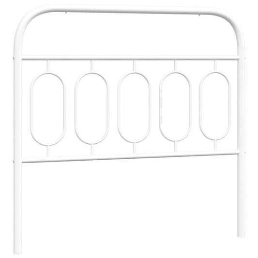 vidaXL Κεφαλάρι Λευκό 107 εκ. Μεταλλικό