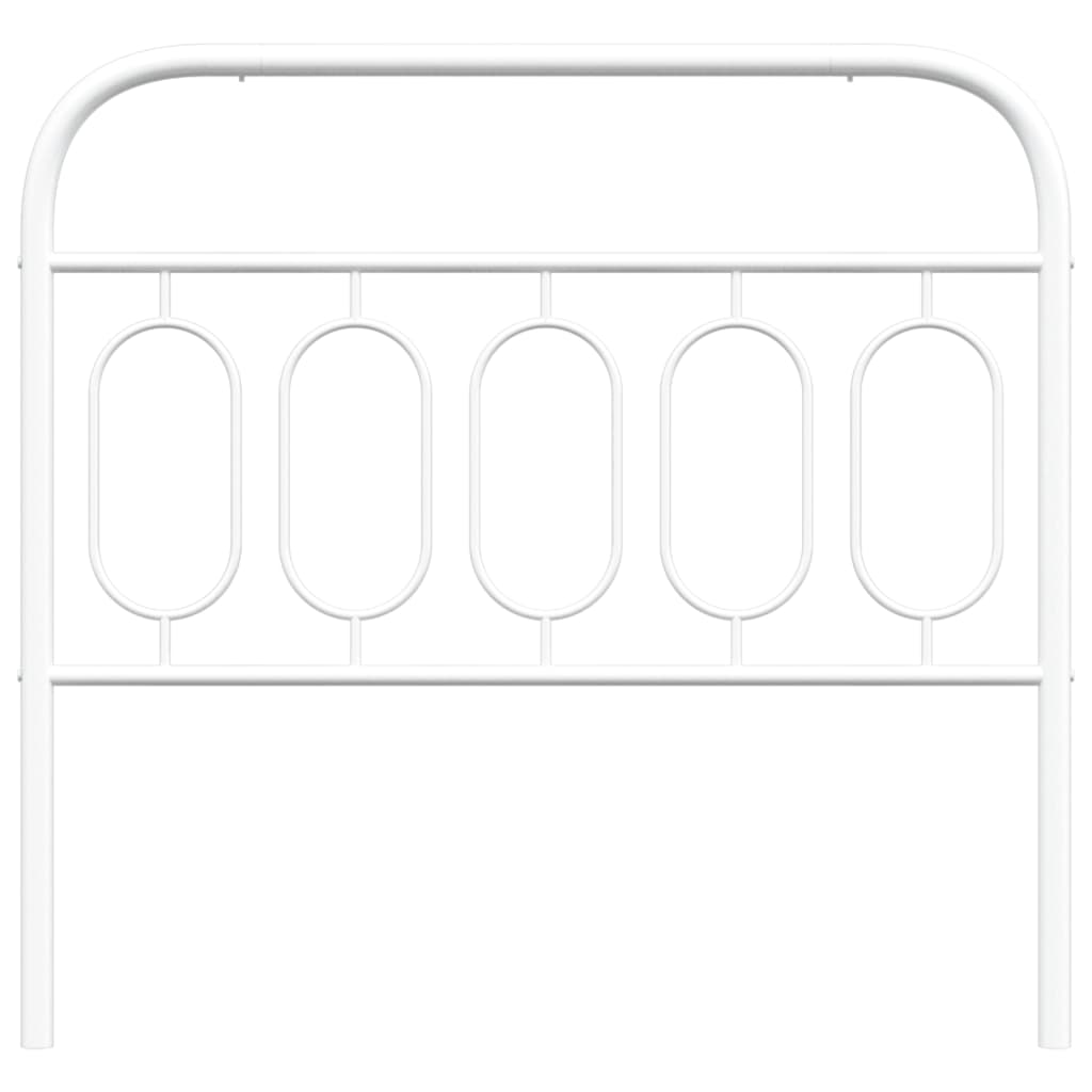 vidaXL Κεφαλάρι Λευκό 107 εκ. Μεταλλικό