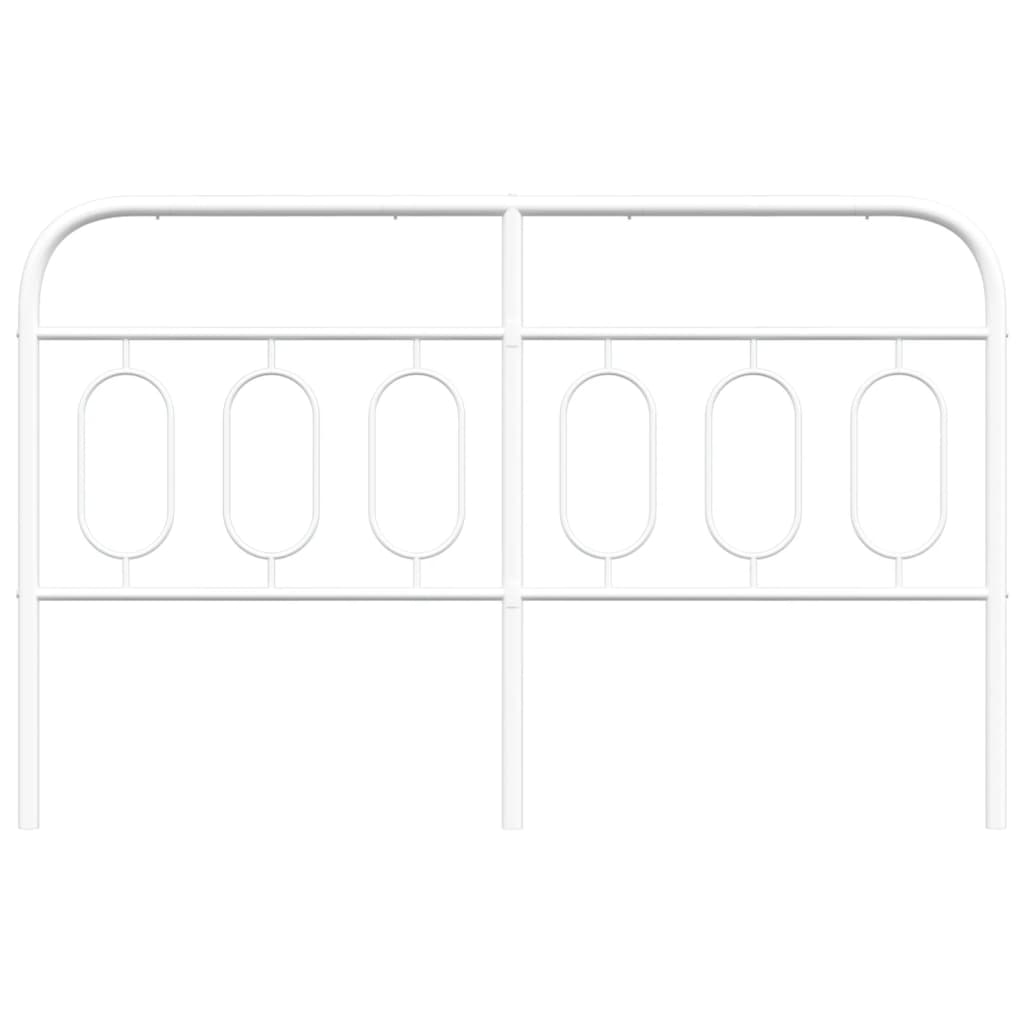 vidaXL Κεφαλάρι Λευκό 140 εκ. Μεταλλικό