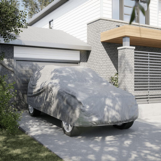 vidaXL Κουκούλα Αυτοκινήτου για SUV Γκρι XL από Ύφασμα Non Woven