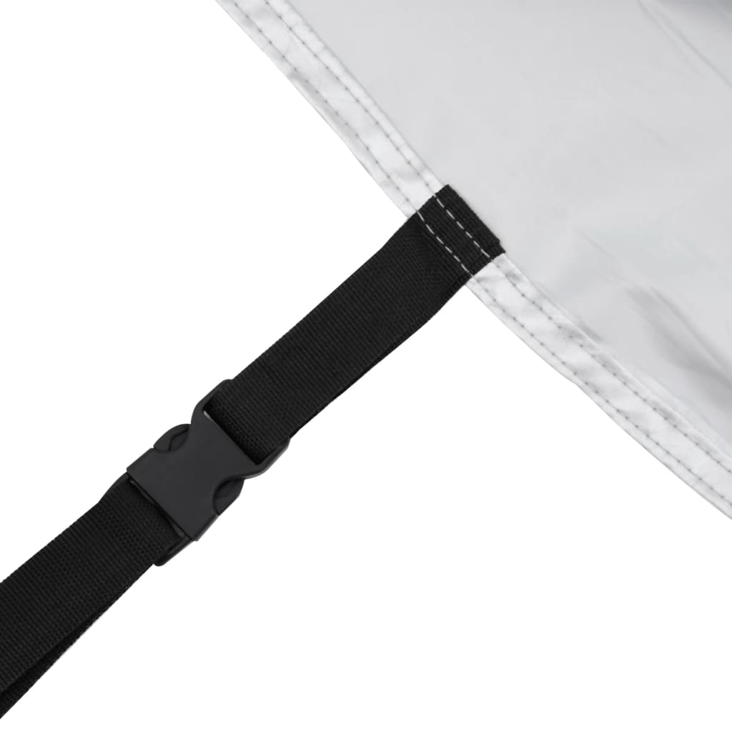 vidaXL Κουκούλα Αυτοκινήτου Sedan Προστασίας από Χαλάζι Γκρι/Ασημί S