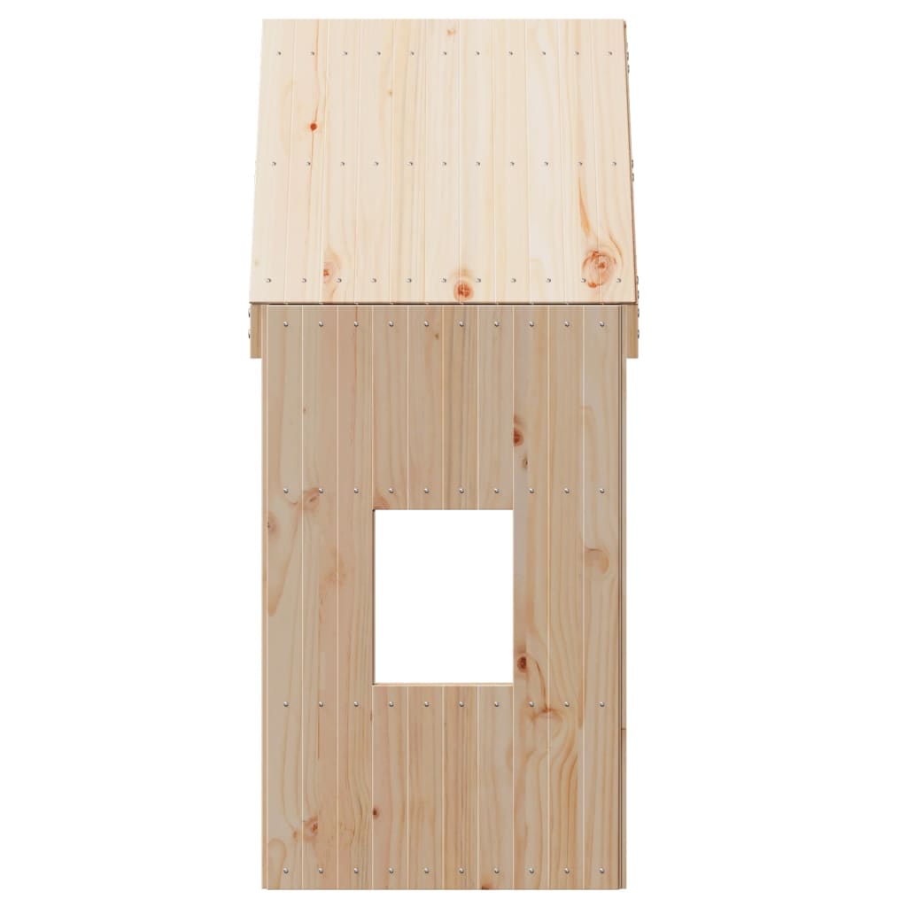 vidaXL Οροφή Κρεβατιού Παιδική 60x99x139,5 εκ. από Μασίφ Ξύλο Πεύκου