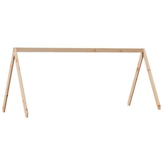 vidaXL Οροφή Κρεβατιού Παιδική 209x85,5x88 εκ. από Μασίφ Ξύλο Πεύκου