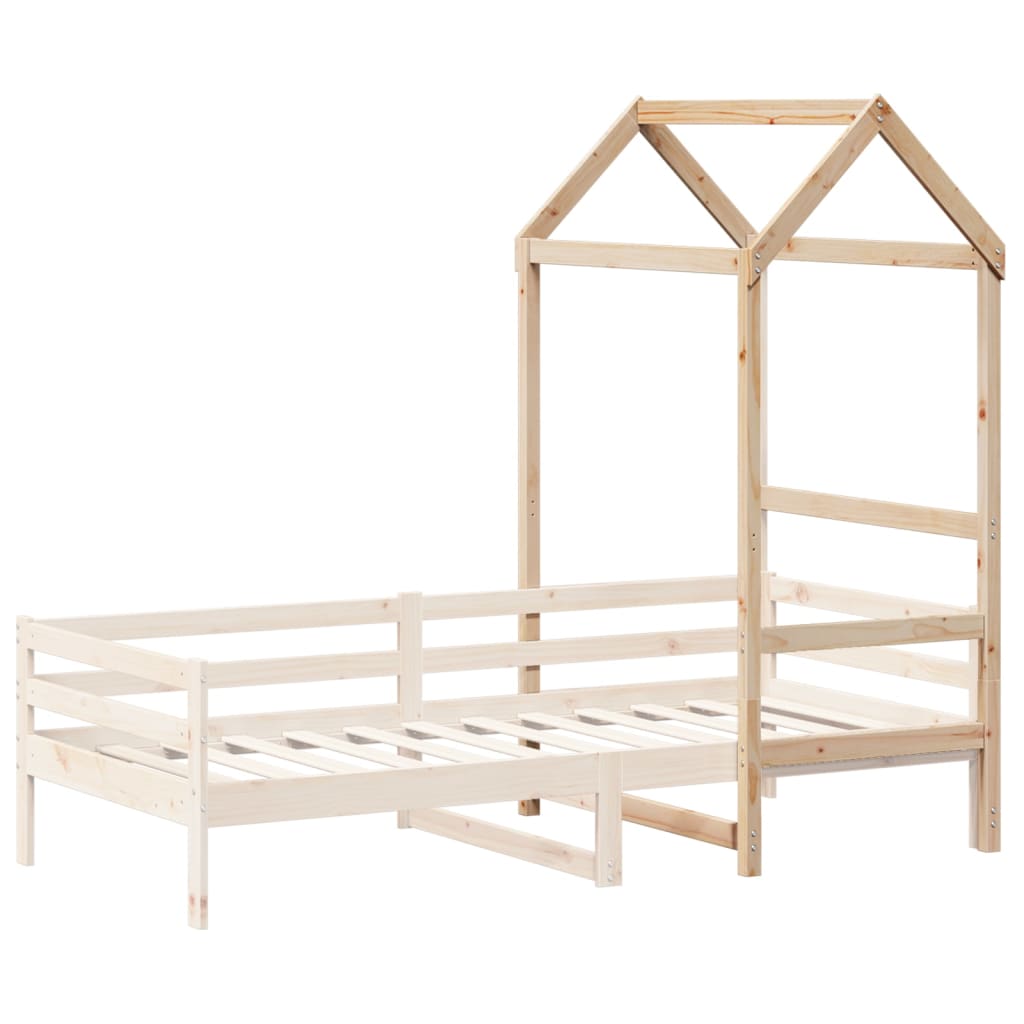 vidaXL Οροφή Κρεβατιού Παιδική 98x70x176,5 εκ. Μασίφ Ξύλο Πεύκου