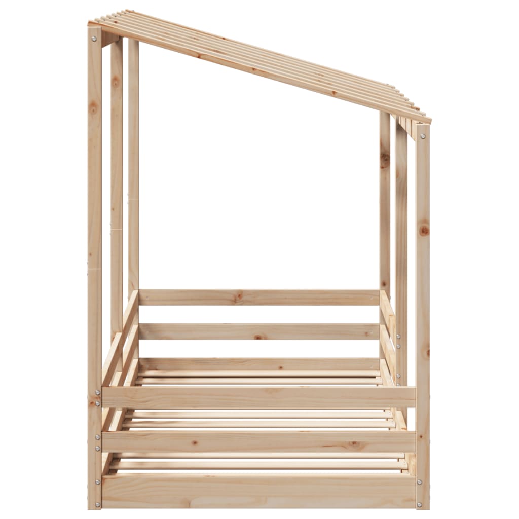 vidaXL Οροφή Κρεβατιού Παιδική 80x200 εκ. από Μασίφ Ξύλο Πεύκου