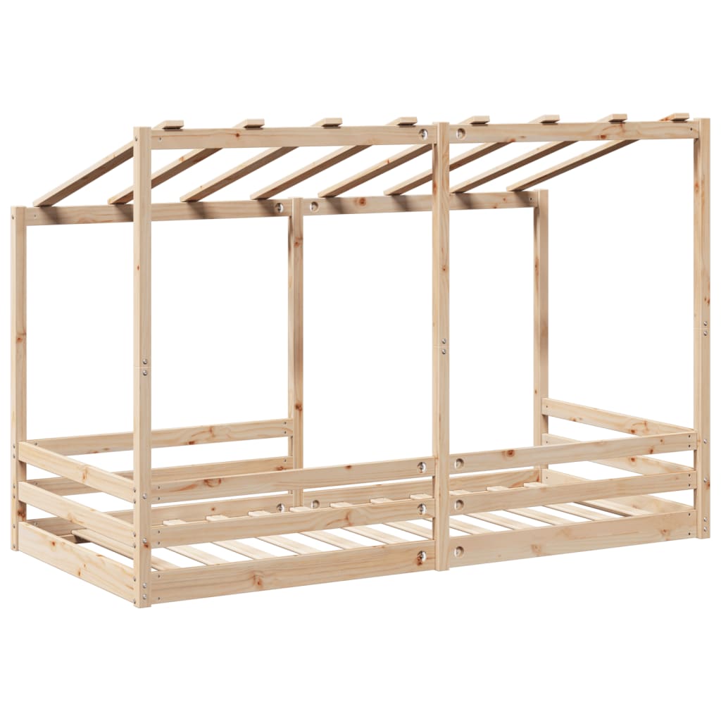 vidaXL Οροφή Κρεβατιού Παιδική 80x200 εκ. από Μασίφ Ξύλο Πεύκου