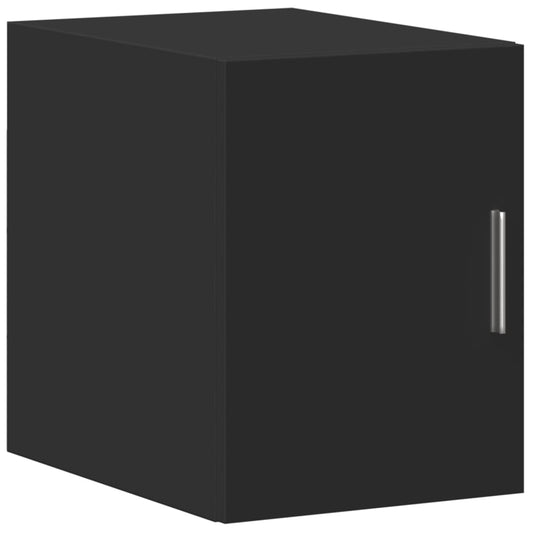 vidaXL Ντουλάπι Τοίχου Μαύρο 30x42,5x40 εκ. από Επεξεργασμένο Ξύλο