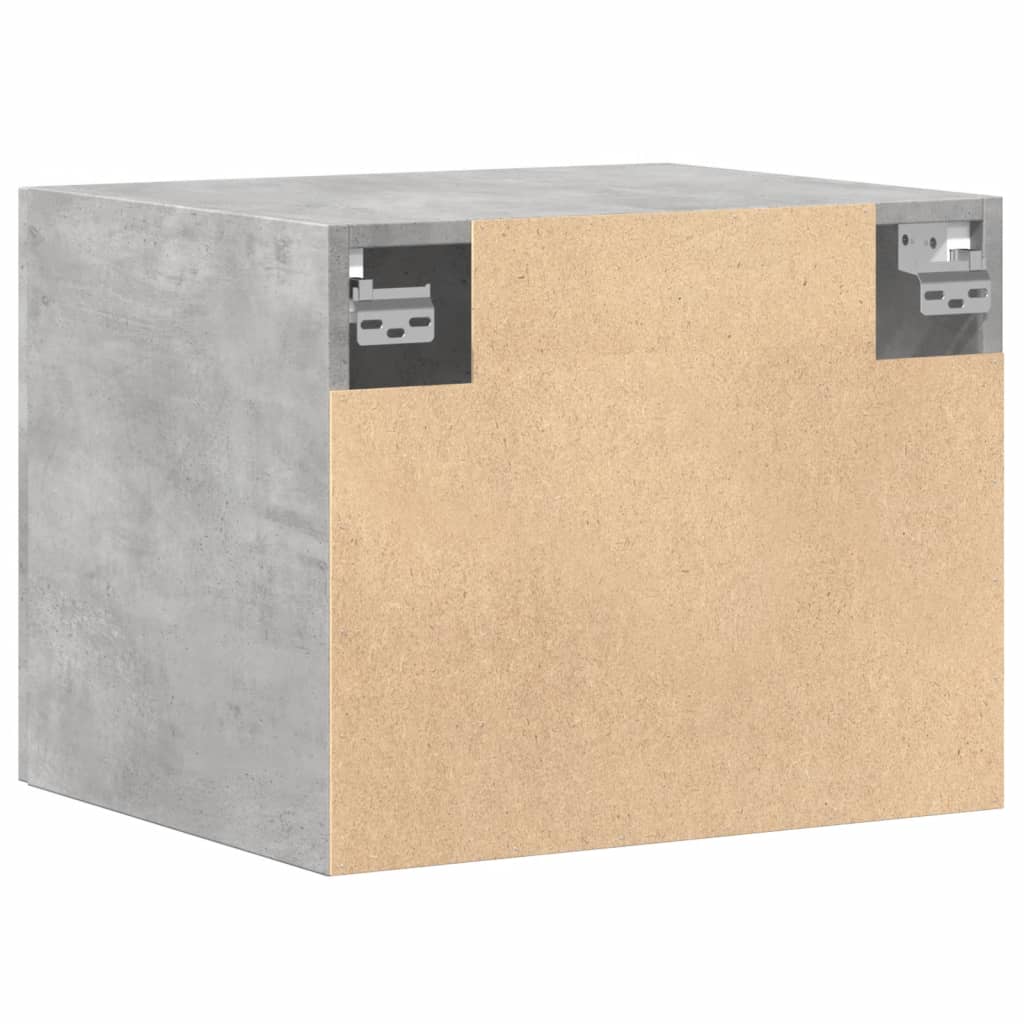 vidaXL Ντουλάπι Τοίχου Γκρι Σκυρ. 50x42,5x40 εκ. Επεξεργασμένο Ξύλο