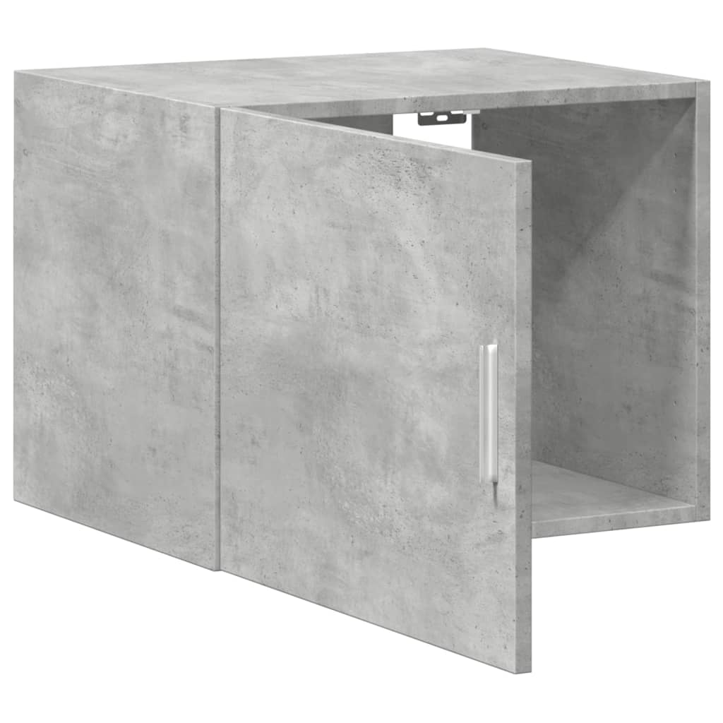 vidaXL Ντουλάπι Τοίχου Γκρι Σκυρ. 50x42,5x40 εκ. Επεξεργασμένο Ξύλο