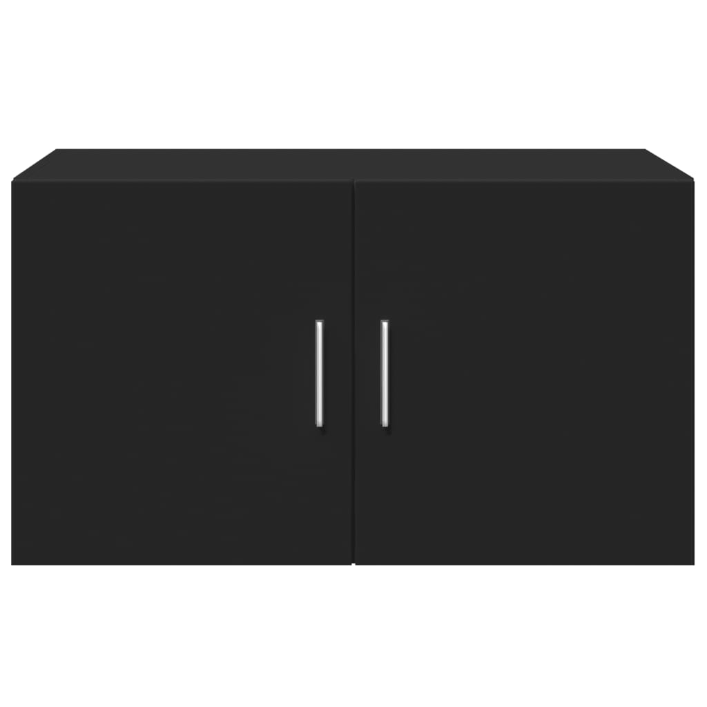 vidaXL Ντουλάπι Τοίχου Μαύρο 70x42,5x40 εκ. από Επεξεργασμένο Ξύλο