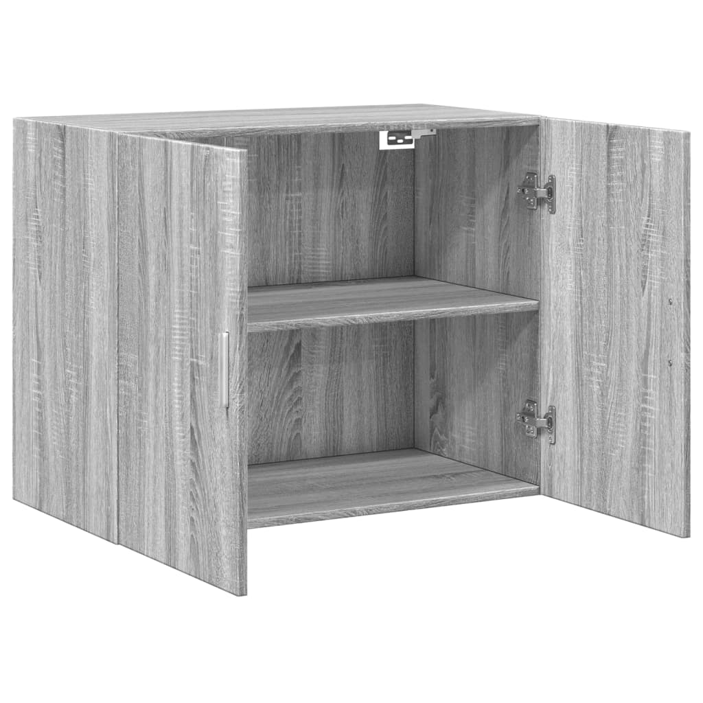 vidaXL Ντουλάπι Τοίχου Γκρι Sonoma 80x42,5x64 εκ. Επεξεργασμένο Ξύλο