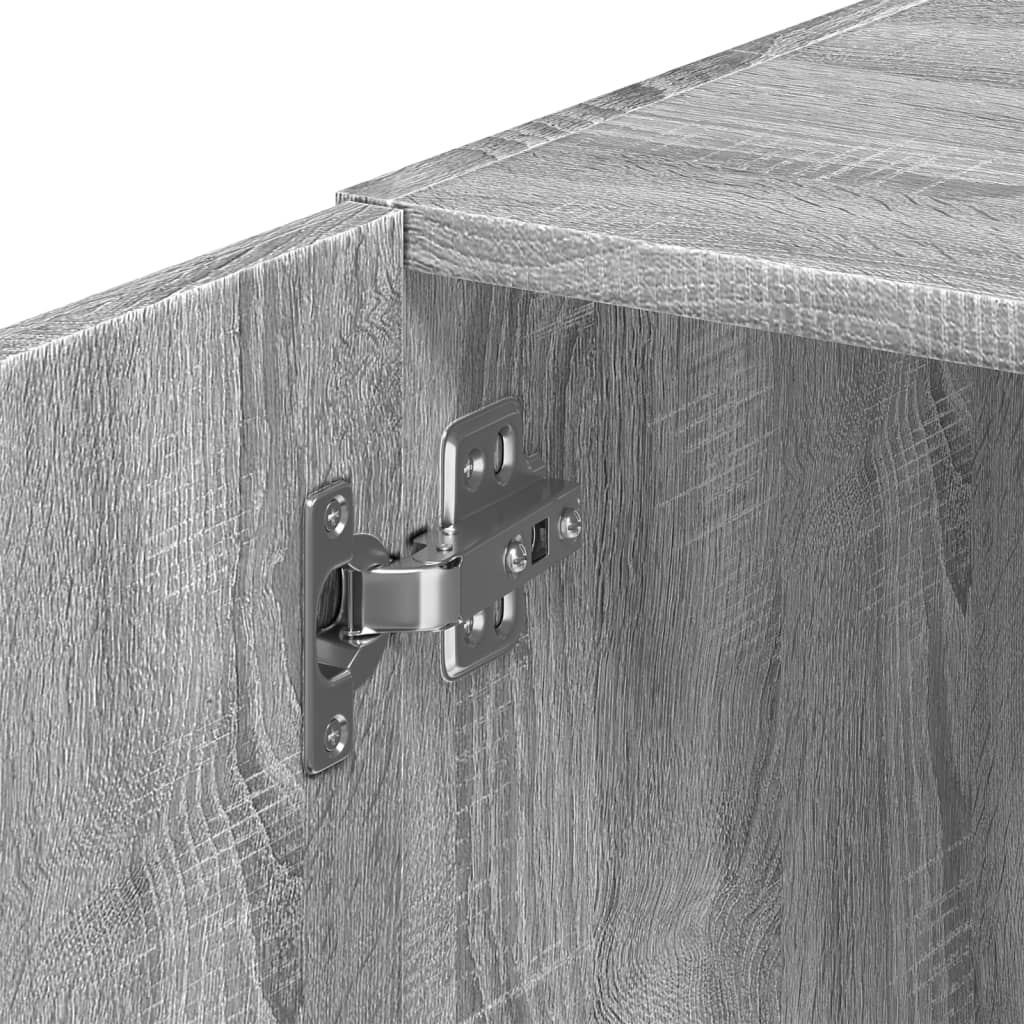 vidaXL Ντουλάπι Τοίχου Γκρι Sonoma 80x42,5x64 εκ. Επεξεργασμένο Ξύλο