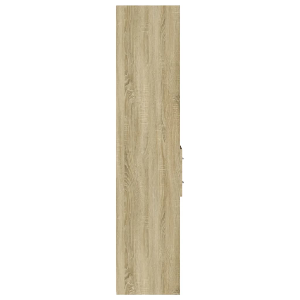 vidaXL Ντουλάπι Sonoma Δρυς 30x42,5x185 εκ. από Επεξεργασμένο Ξύλο
