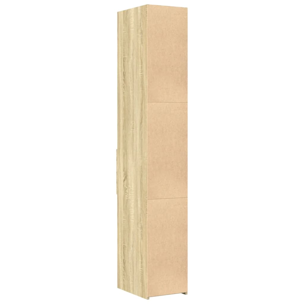 vidaXL Ντουλάπι Sonoma Δρυς 30x42,5x185 εκ. από Επεξεργασμένο Ξύλο