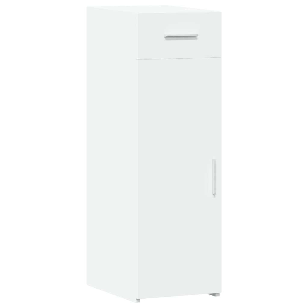 vidaXL Συρταριέρα Λευκή 30x42,5x93 εκ. από Επεξεργασμένο Ξύλο