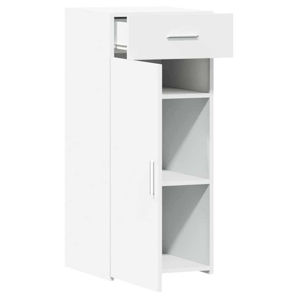 vidaXL Συρταριέρα Λευκή 40x42,5x93 εκ. από Επεξεργασμένο Ξύλο