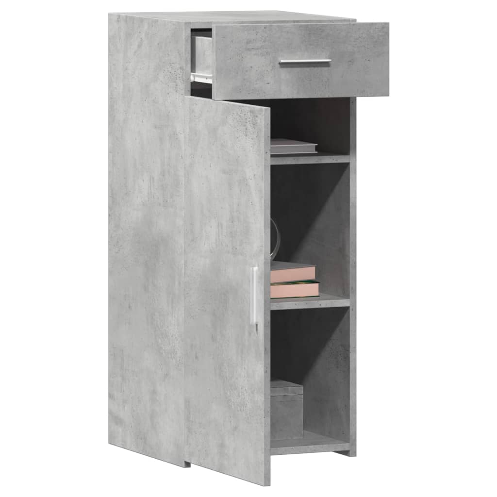 vidaXL Ντουλάπι Γκρι Σκυροδέματος 40x42,5x93 εκ. Επεξεργασμένο Ξύλο