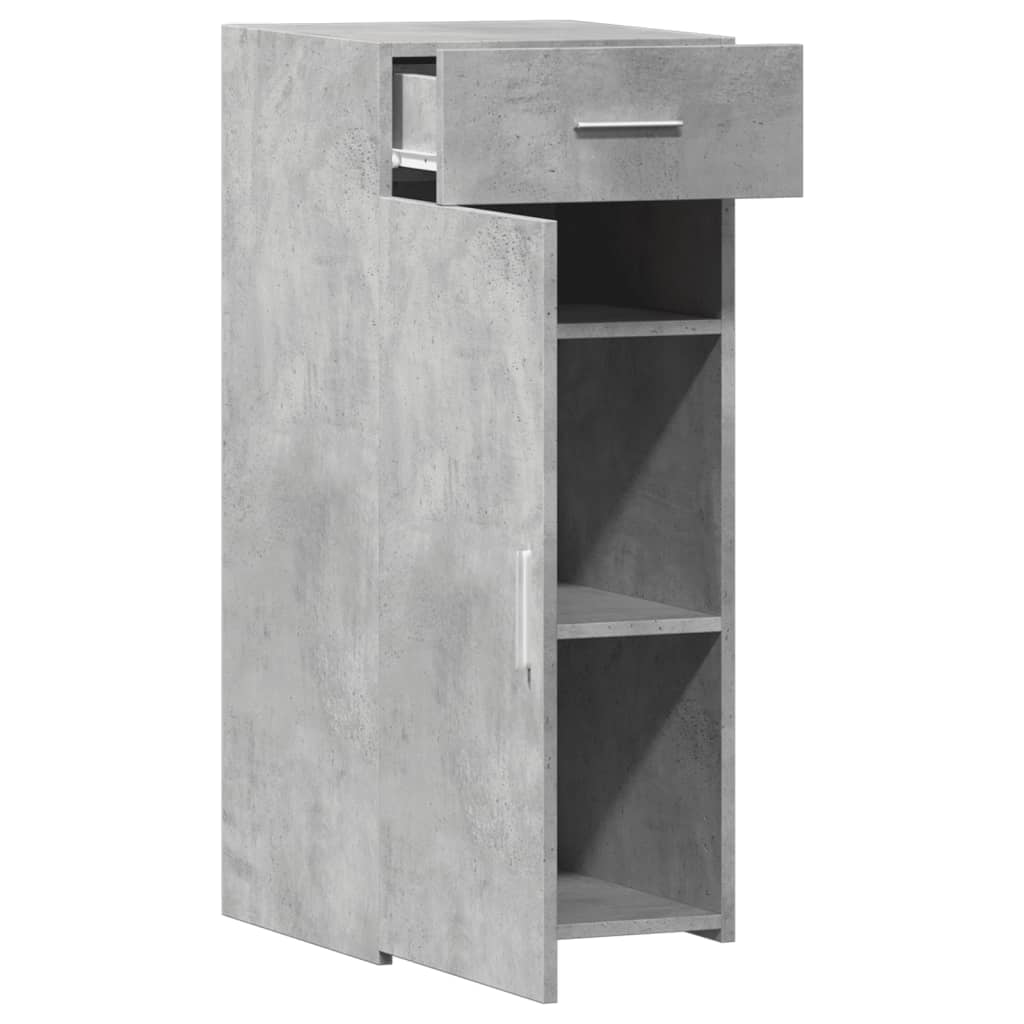 vidaXL Ντουλάπι Γκρι Σκυροδέματος 40x42,5x93 εκ. Επεξεργασμένο Ξύλο