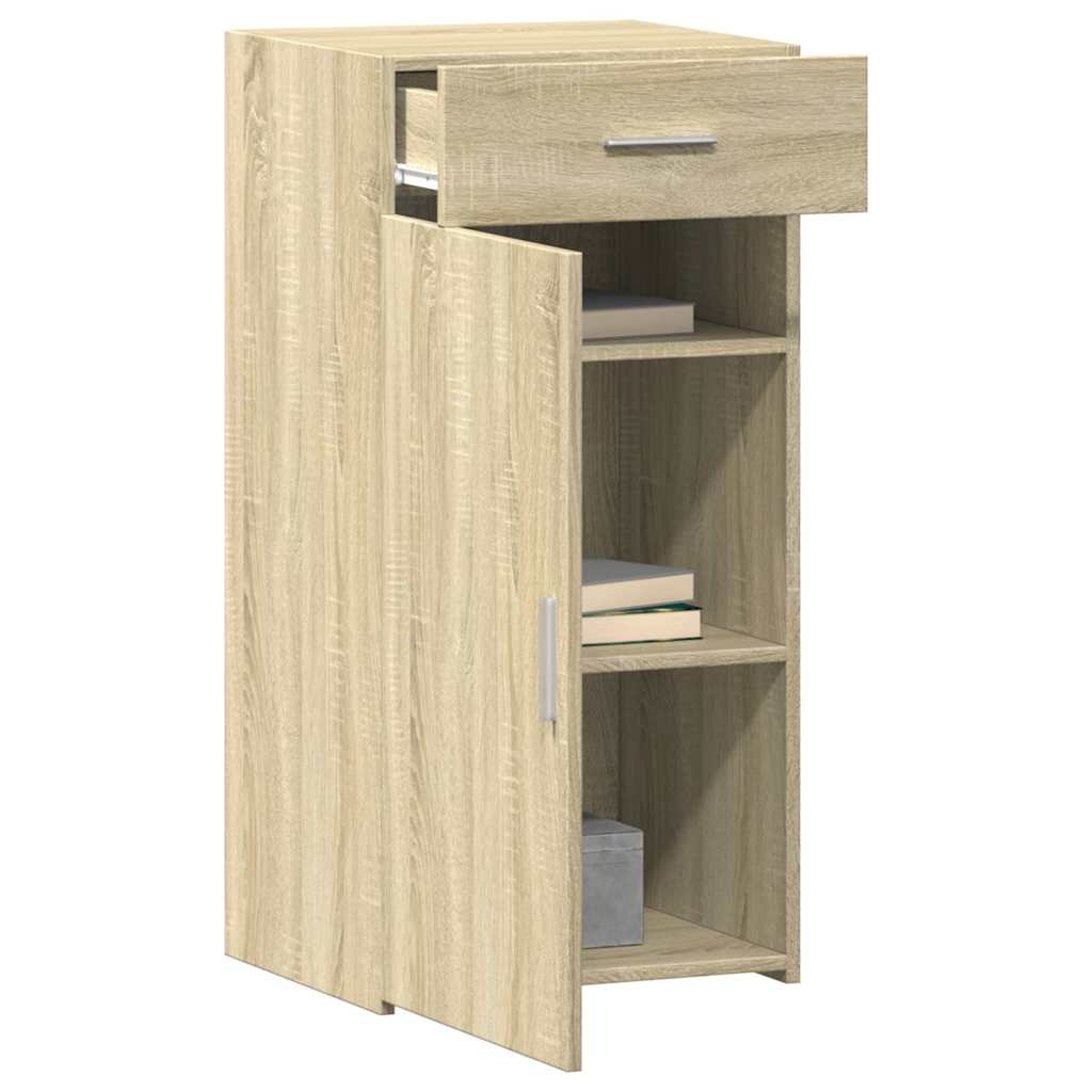 vidaXL Συρταριέρα Sonoma Δρυς 45x42,5x93 εκ. από Επεξεργασμένο Ξύλο