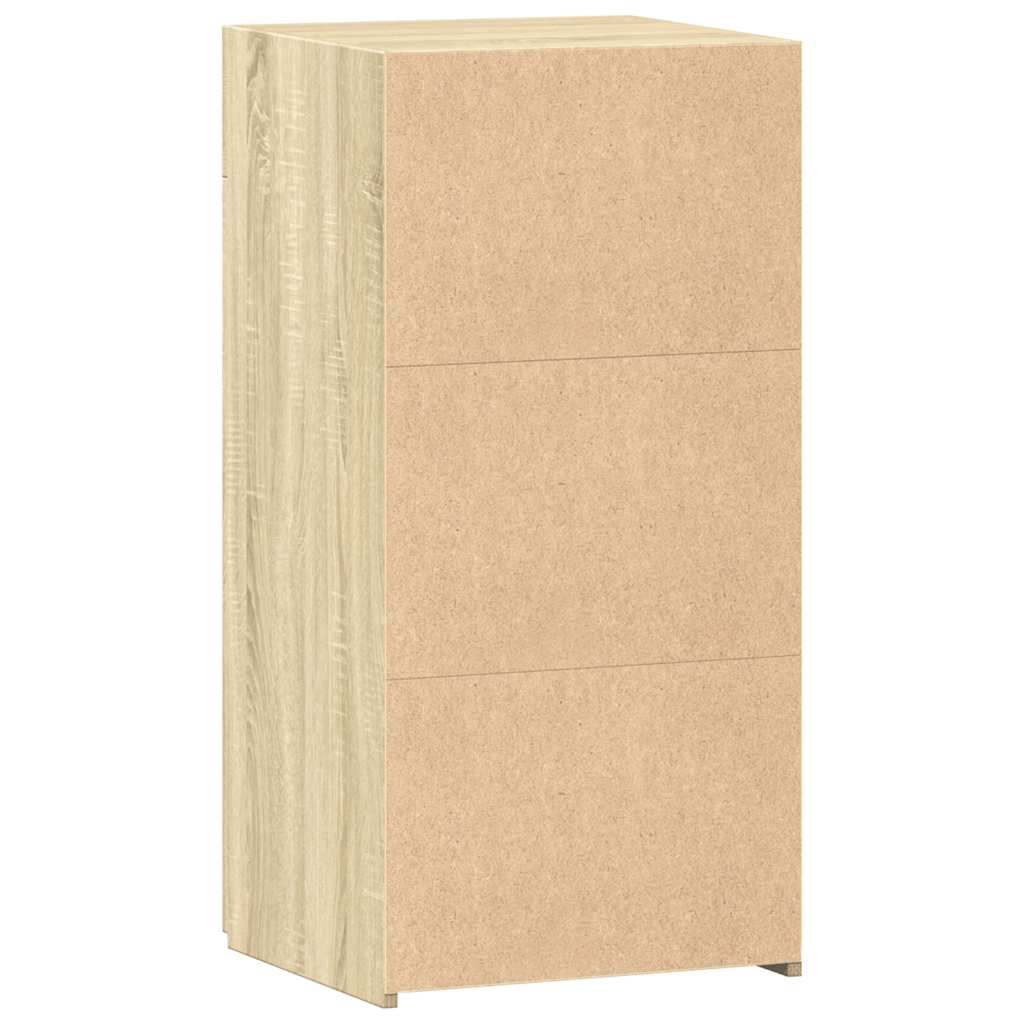 vidaXL Συρταριέρα Sonoma Δρυς 45x42,5x93 εκ. από Επεξεργασμένο Ξύλο