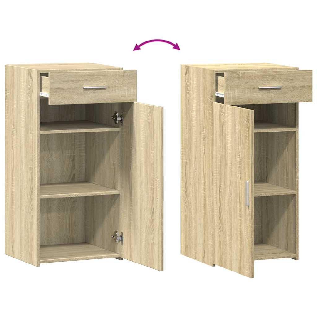 vidaXL Συρταριέρα Sonoma Δρυς 45x42,5x93 εκ. από Επεξεργασμένο Ξύλο