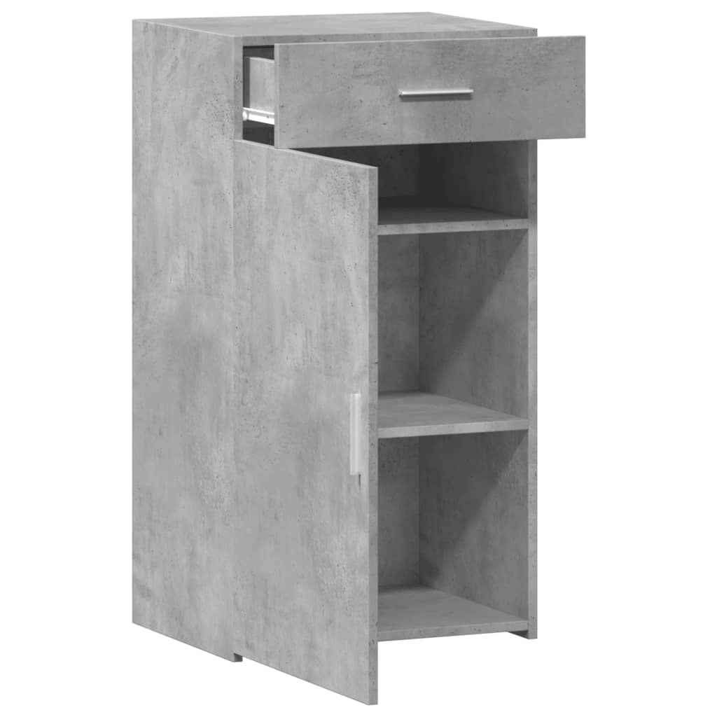 vidaXL Ντουλάπι Γκρι Σκυροδέματος 50x42,5x93 εκ. Επεξεργασμένο Ξύλο
