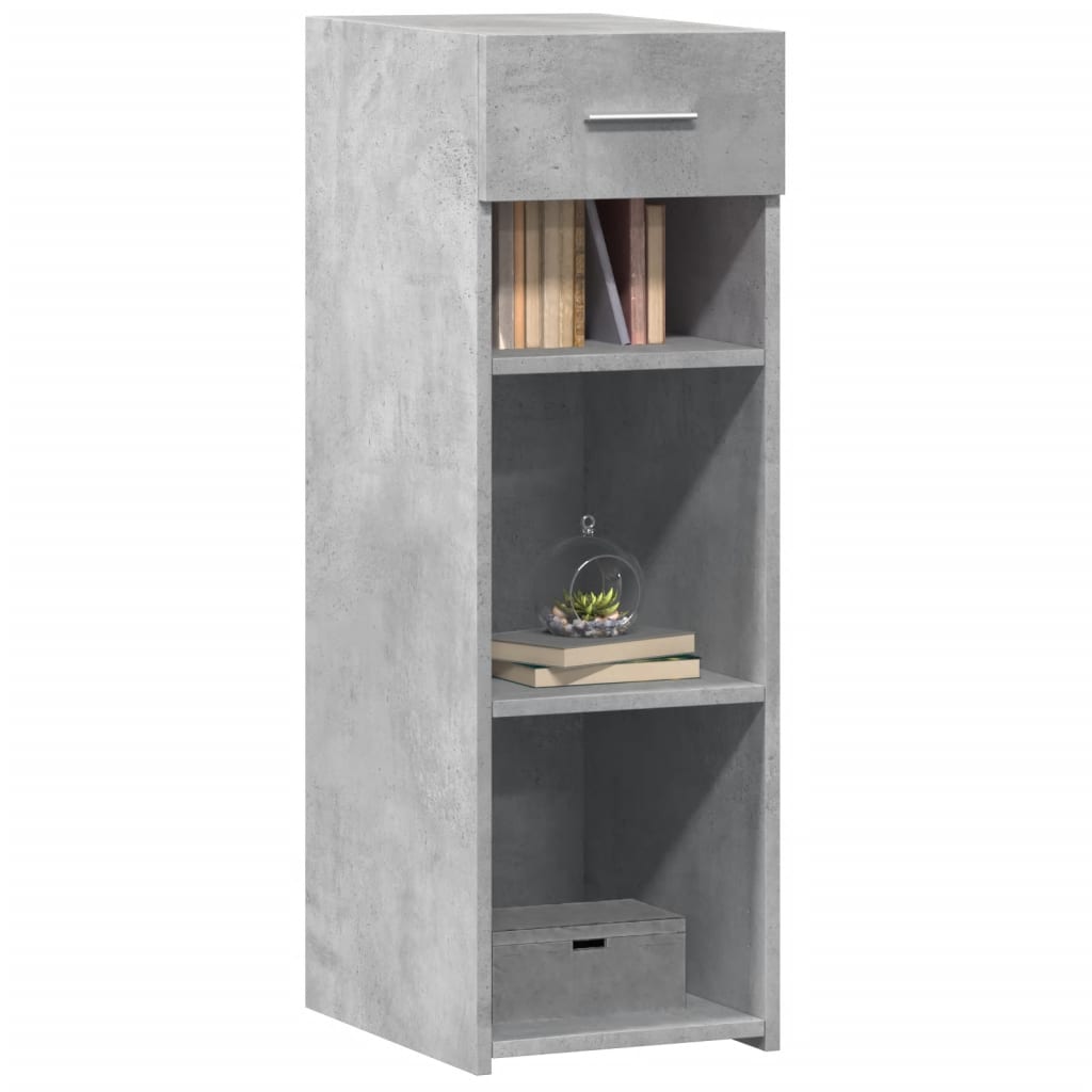 vidaXL Ντουλάπι Γκρι Σκυροδέματος 30x42,5x93 εκ. Επεξεργασμένο Ξύλο