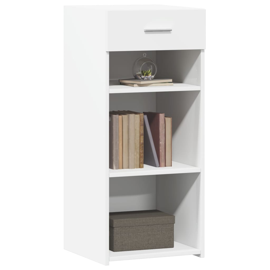 vidaXL Συρταριέρα Λευκή 40x42,5x93 εκ. από Επεξεργασμένο Ξύλο