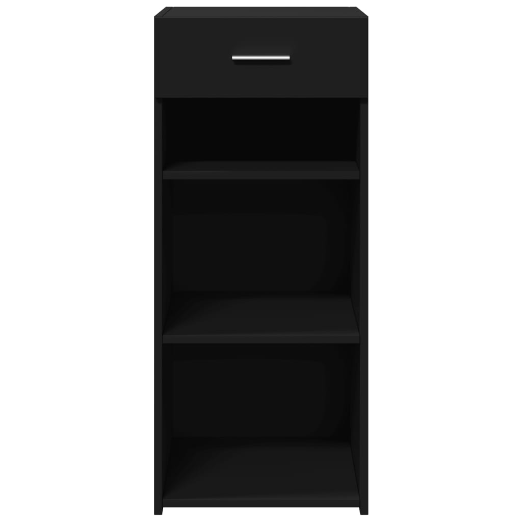 vidaXL Συρταριέρα Μαύρη 40x42,5x93 εκ. από Επεξεργασμένο Ξύλο