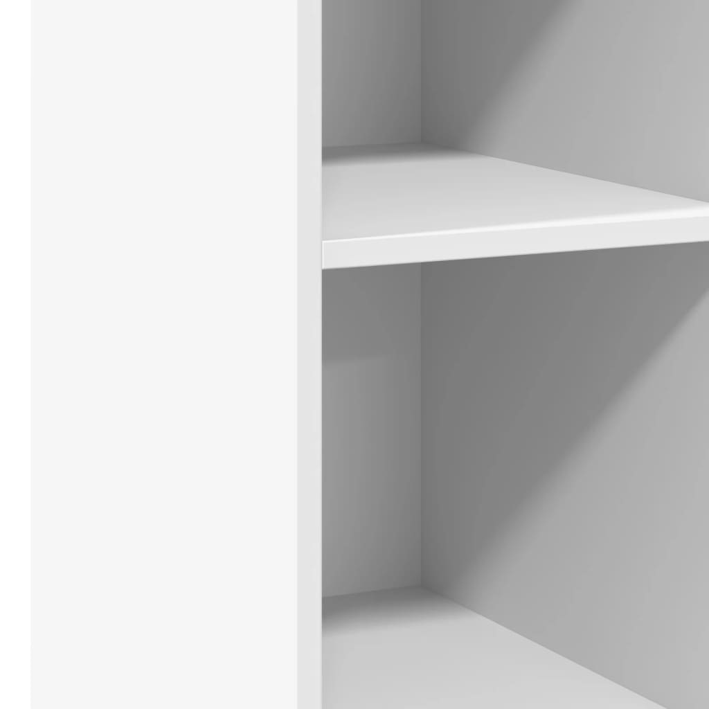 vidaXL Συρταριέρα Λευκή 30x42,5x93 εκ. από Επεξεργασμένο Ξύλο