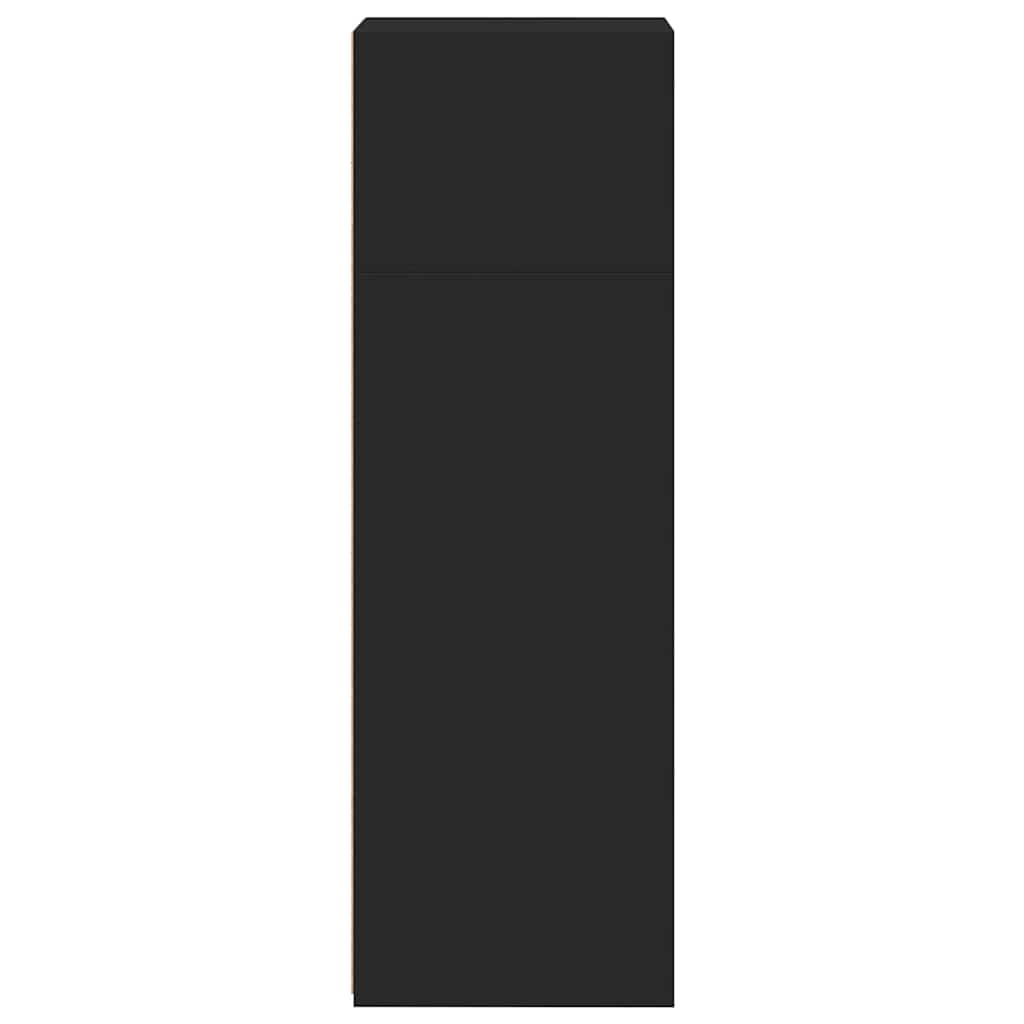 vidaXL Ντουλάπι Μαύρο 40x41x124 εκ. από Επεξεργασμένο Ξύλο