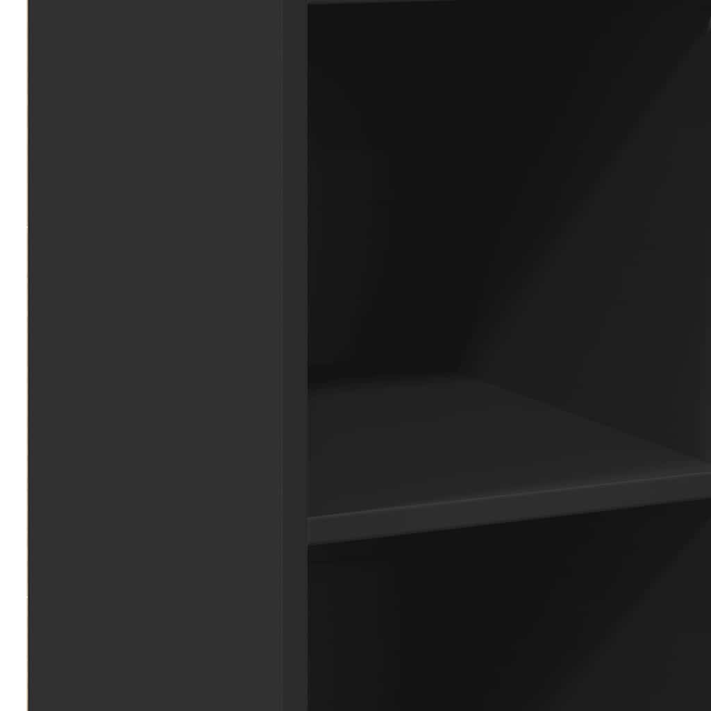 vidaXL Ντουλάπι Μαύρο 40x41x124 εκ. από Επεξεργασμένο Ξύλο