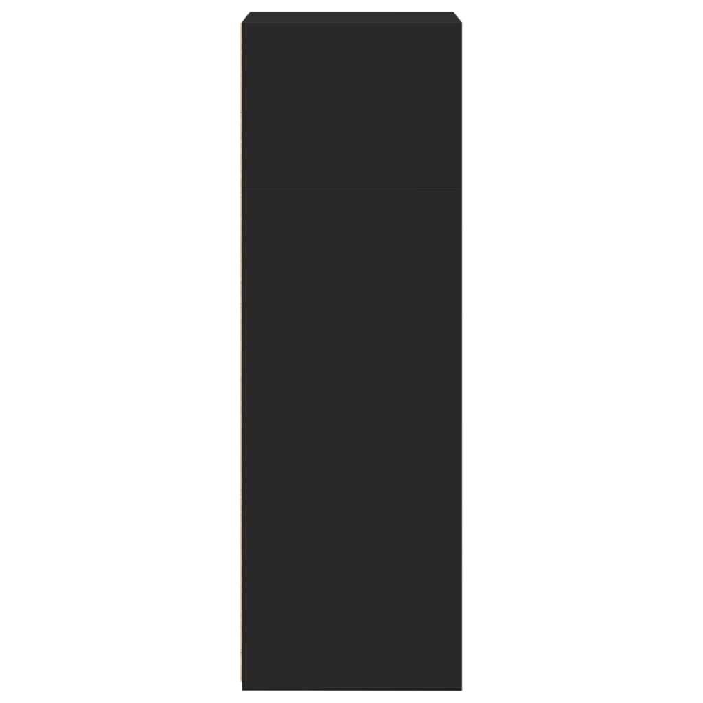 vidaXL Ντουλάπι Μαύρο 45x41x124 εκ. από Επεξεργασμένο Ξύλο