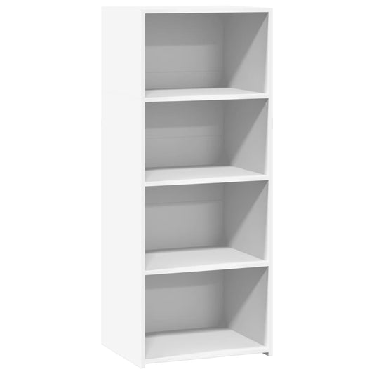 vidaXL Ντουλάπι Λευκό 50x41x124 εκ. από Επεξεργασμένο Ξύλο