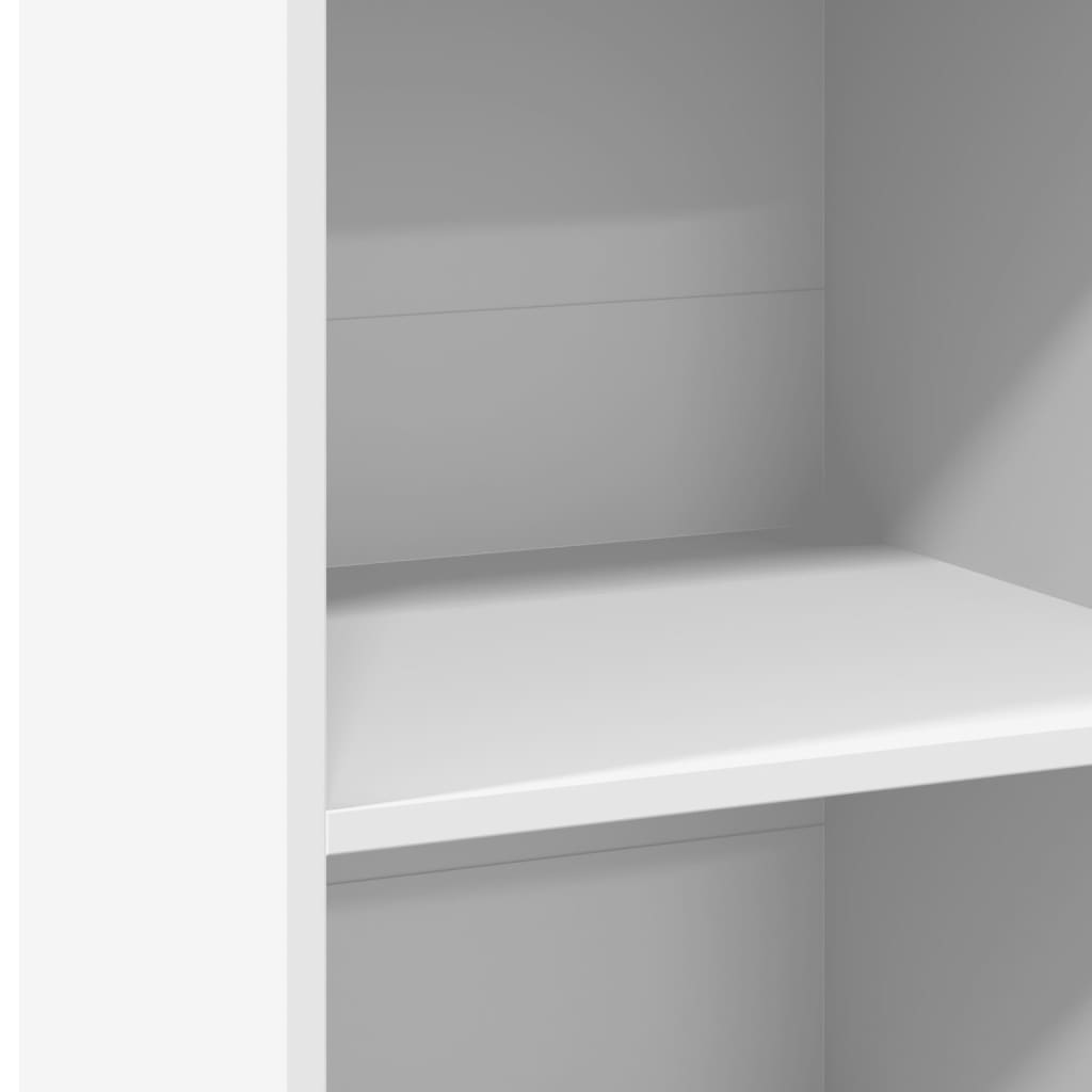 vidaXL Ντουλάπι Λευκό 50x41x124 εκ. από Επεξεργασμένο Ξύλο