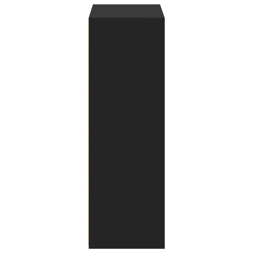 vidaXL Ντουλάπι Μαύρο 70x41x124 εκ. από Επεξεργασμένο Ξύλο