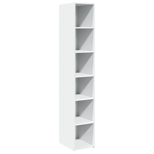 vidaXL Ντουλάπι Λευκό 30x41x185 εκ. από Επεξεργασμένο Ξύλο