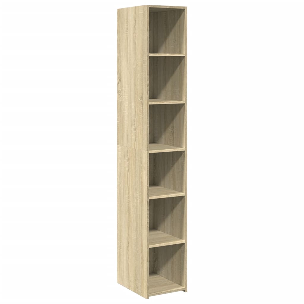 vidaXL Ντουλάπι Sonoma δρυς 30x41x185 εκ. από Επεξεργασμένο Ξύλο