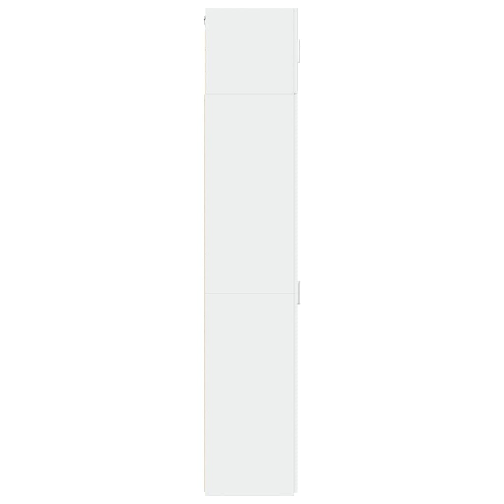 vidaXL Ντουλάπι Αποθήκευσης Στενό Λευκό 30x42,5x225 εκ. Επεξεργ. Ξύλο