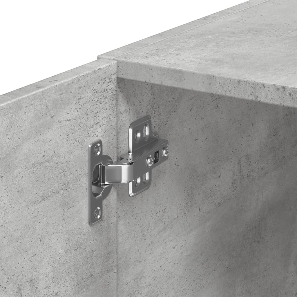 vidaXL Ντουλάπι Αποθήκευσης Στενό Γκρι 30x42,5x225 εκ. Επεξεργ. Ξύλο