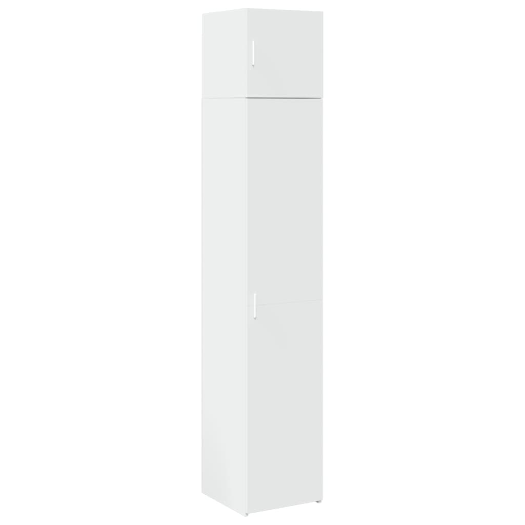 vidaXL Ντουλάπι Αποθήκευσης Στενό Λευκό 40x42,5x225 εκ. Επεξεργ. Ξύλο