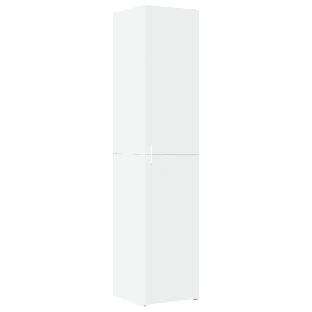 vidaXL Ντουλάπι Αποθήκευσης Στενό Λευκό 40x42,5x225 εκ. Επεξεργ. Ξύλο