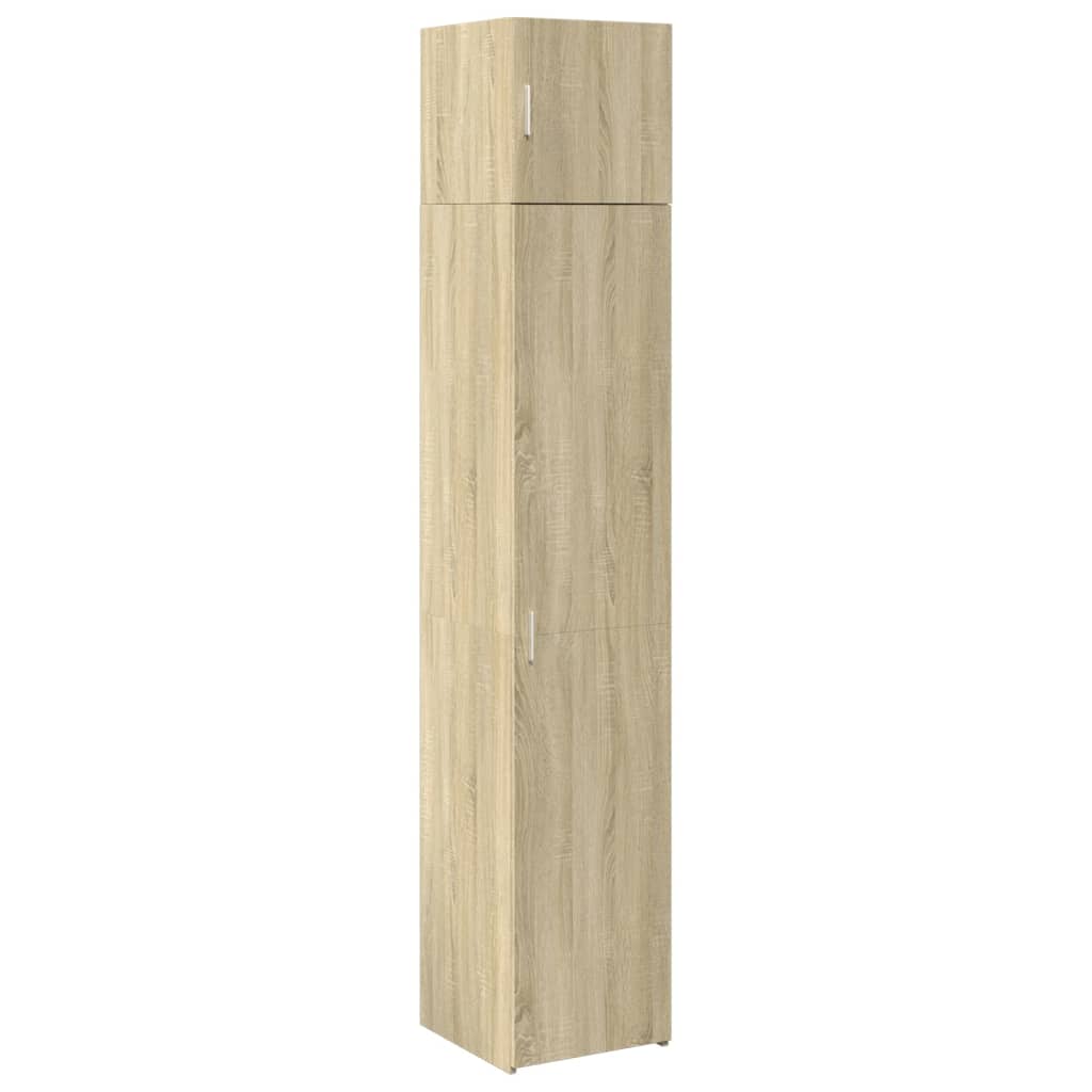 vidaXL Ντουλάπι Αποθήκευσης Στενό Δρυς 40x42,5x225 εκ. Επεξεργ. Ξύλο