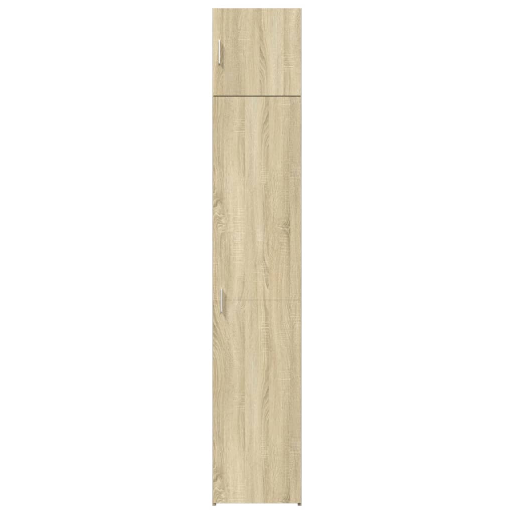vidaXL Ντουλάπι Αποθήκευσης Στενό Δρυς 40x42,5x225 εκ. Επεξεργ. Ξύλο