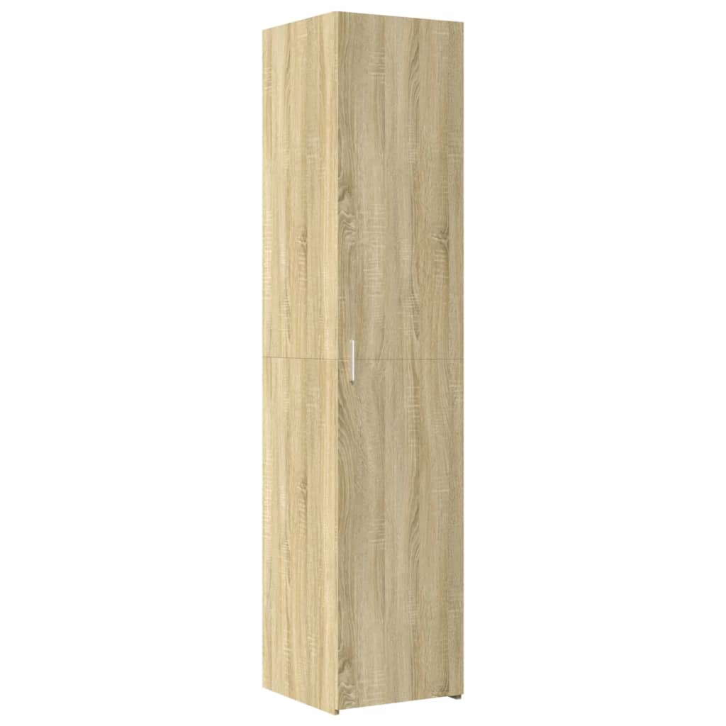 vidaXL Ντουλάπι Αποθήκευσης Στενό Δρυς 40x42,5x225 εκ. Επεξεργ. Ξύλο