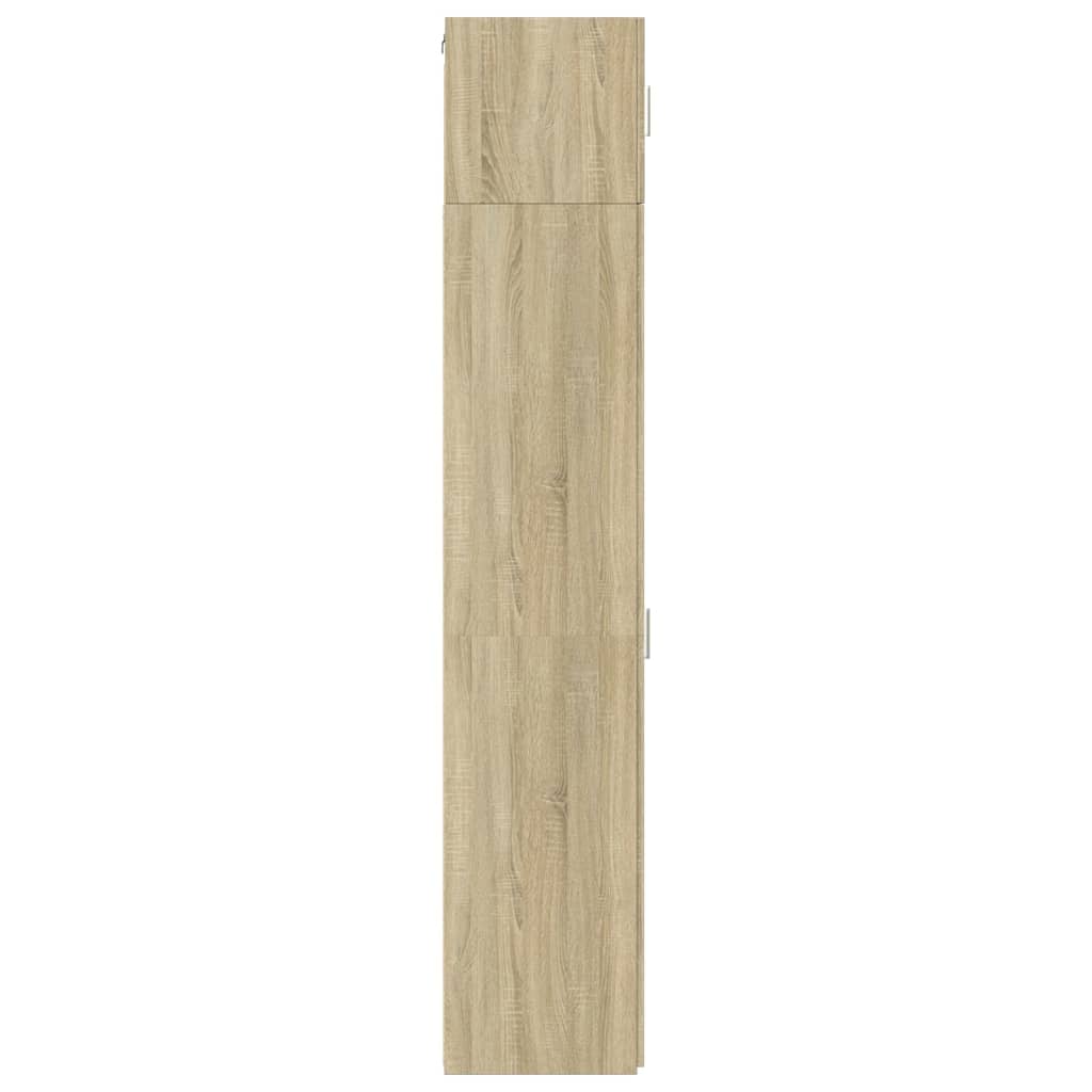 vidaXL Ντουλάπι Αποθήκευσης Στενό Δρυς 40x42,5x225 εκ. Επεξεργ. Ξύλο